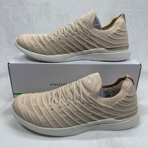 APL TechLoom Wave Knit Running Shoes Sneakers Athletic Warm Silk Ivory‎ 13